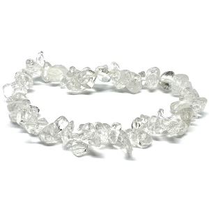 Minerální náramek Křišťál - chips